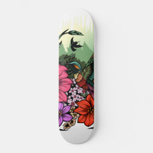 Hummingbird Garden Skateboard