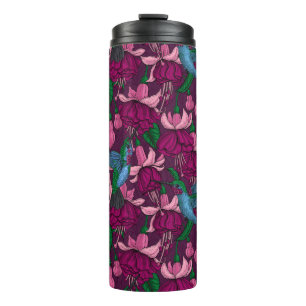 Hummingbird garden thermal tumbler