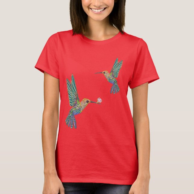 Hummingbird Gems T-Shirt (Front)