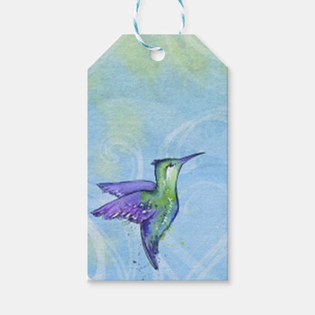 Hummingbird Gift Tags (Front)