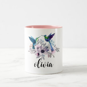  Hummingbird Gifts for Women  Humming Bird Gifts Two-Tone Coffee Mug