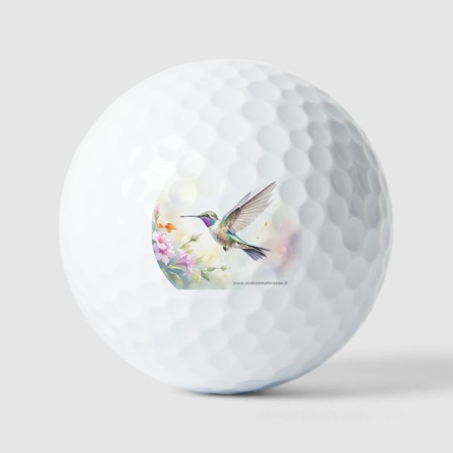 Hummingbird Golf Balls (Front)