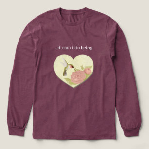 Hummingbird Heart Dream Bird Tri-Blend Shirt
