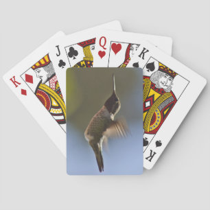 Hummingbird in Flight Playing Cards