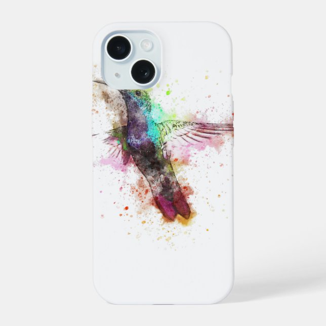 Hummingbird iPhone 15 Case (Back)