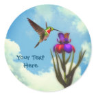 Hummingbird Iris Flower Personalised