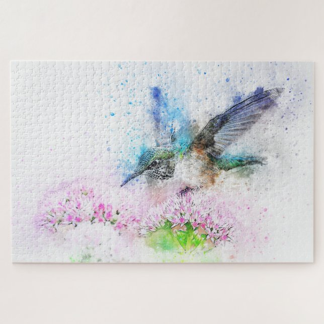 Hummingbird Jigsaw Puzzle (Horizontal)