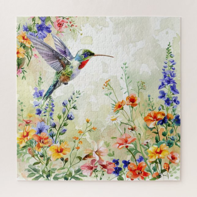 Hummingbird Jigsaw Puzzle (Vertical)