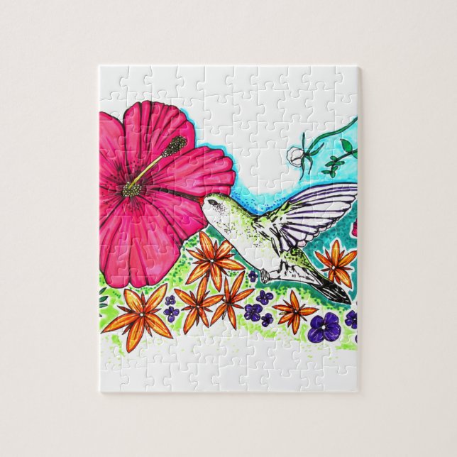Hummingbird Jigsaw Puzzle (Vertical)