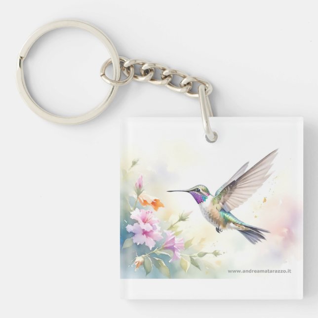 Hummingbird Key Ring (Front)