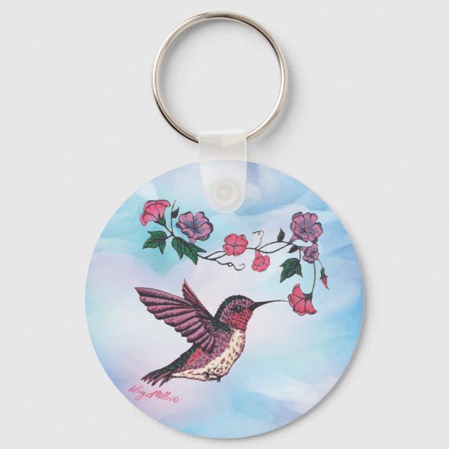 Hummingbird Keychain (Front)