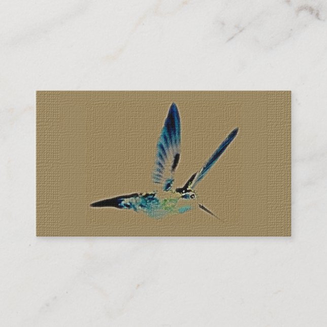 Hummingbird King Customisable Business Cards (Front)