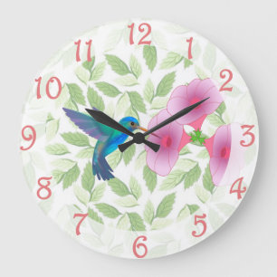 Hummingbird large clock