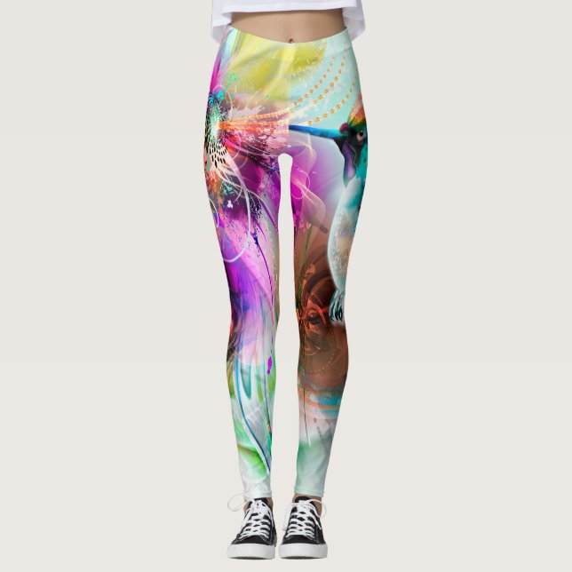 Hummingbird Leggings (Front)