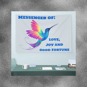 Hummingbird Love, Joy & Good Fortune   Banner