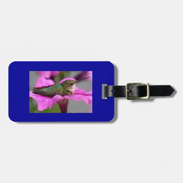 HUMMINGBIRD LUGGAGE TAG (Front Horizontal)