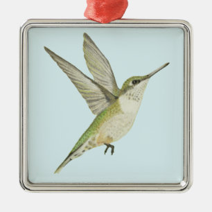 Hummingbird Metal Tree Decoration