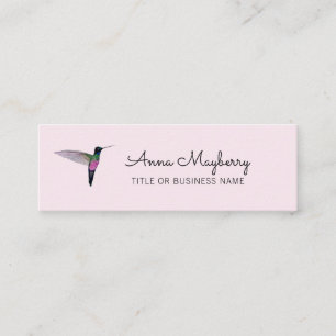 Hummingbird Mini Business Card