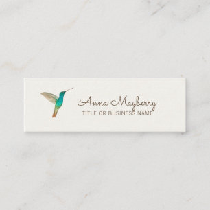 Hummingbird Mini Business Card