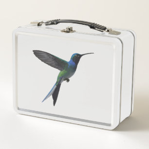 Hummingbird Minimalist Metal Lunch Box