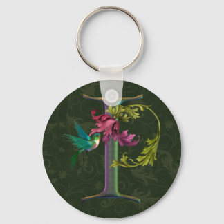 Hummingbird Monigram I Key Ring