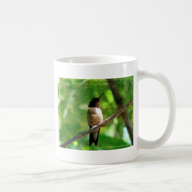 Hummingbird Morning Coffee Mug (Right)