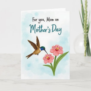 Hummingbird Mothers Day Art Card