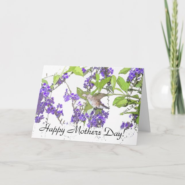 Hummingbird Mothers Day Card (Front)