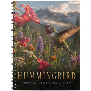 Hummingbird Mountain Meadow ANIMALS Notebook