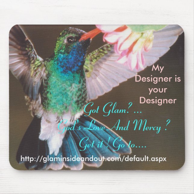 Hummingbird mousepad (Front)