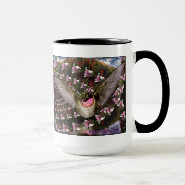 Hummingbird Mug - Angel Face (Right)