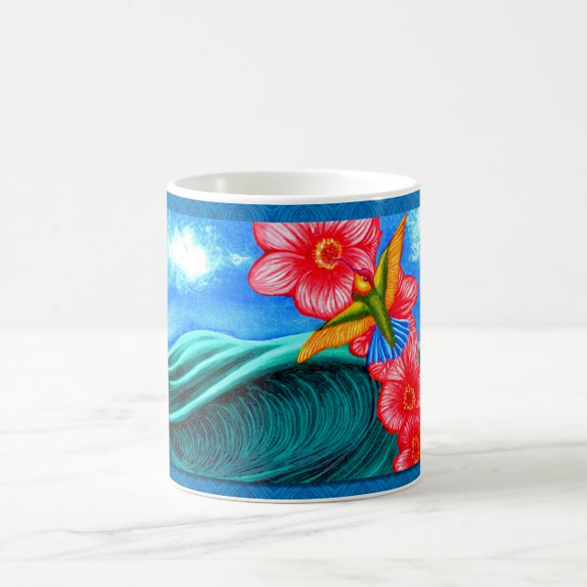 Hummingbird Ocean Mug (Center)