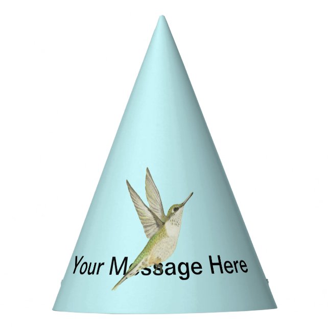 Hummingbird Party Hat (Front)