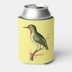 Hummingbird Perched Thunder_Cove Can Cooler