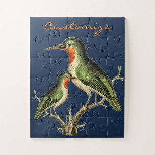 Hummingbird Perched Thunder_Cove Jigsaw Puzzle