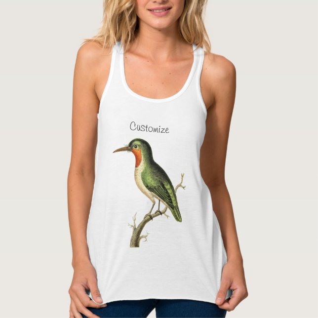 Hummingbird Perched Thunder_Cove  Singlet (Front)