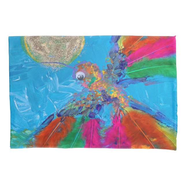 Hummingbird Pillowcase (Front)