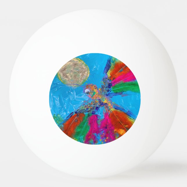 Hummingbird Ping Pong Ball (Back)
