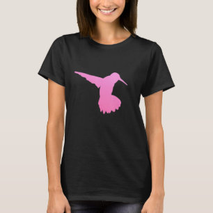 Hummingbird Pink Vintage Bird T-Shirt