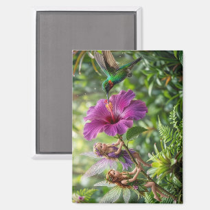 Hummingbird Pixie Helpers Magnet