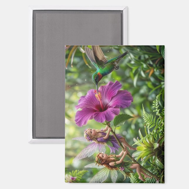 Hummingbird Pixie Helpers Magnet (Front/Back)