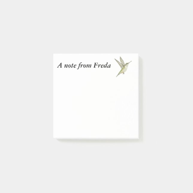 Hummingbird Post-it Notes (Front)