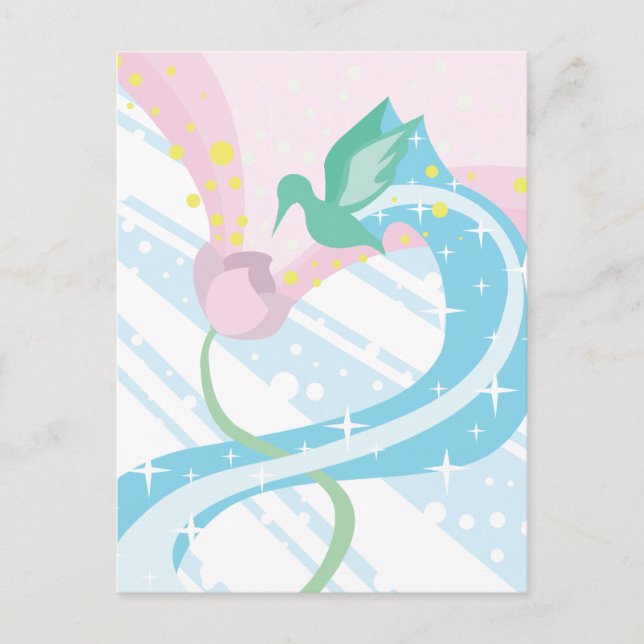 Hummingbird Postcard (Front)