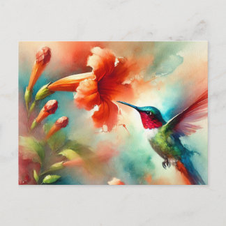 Hummingbird Postcard