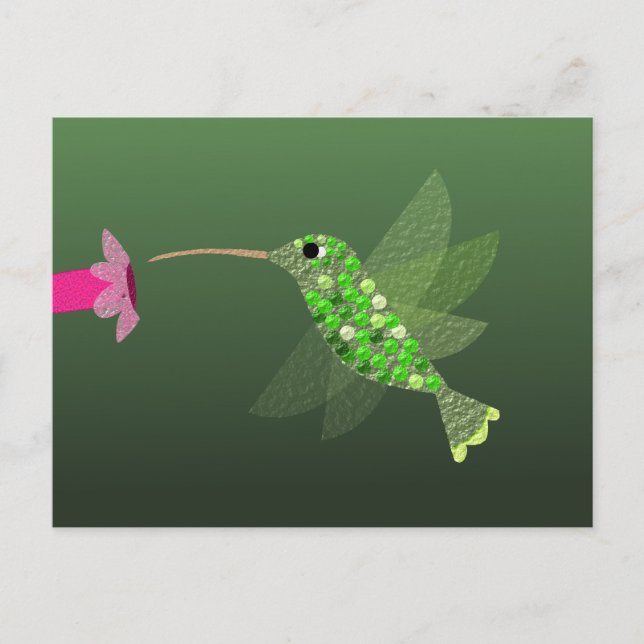 Hummingbird Postcard (Front)