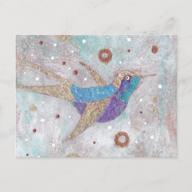 Hummingbird Postcard (Front)