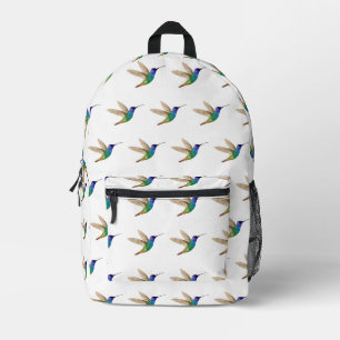 Hummingbird Printed Backpack