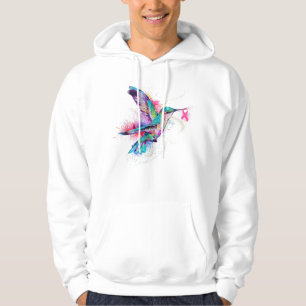 Hummingbird Ribbon Breast Cancer Awareness Hoodie