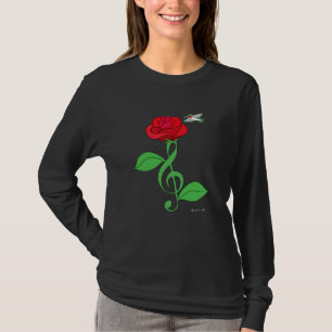Hummingbird Rose Clef T-Shirt