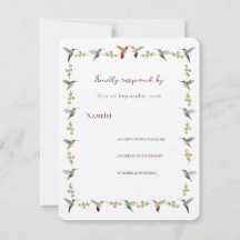 Hummingbird RSVP